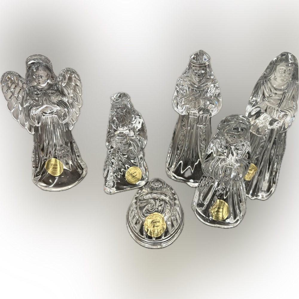 Princess House Crystal Nativity Set